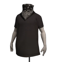T-shirt with Bandana Mask - Night