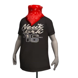 T-shirt with Bandana Mask - NYC