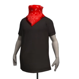 T-shirt with Bandana Mask - Edge
