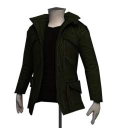 Foal Cargo Jacket - Olive Green