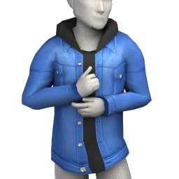 Foal Simple Denim Jacket (Black)