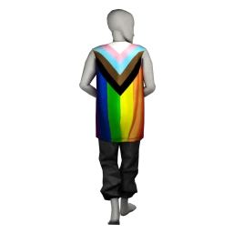 Foal Flying The Pride Flag Outfit