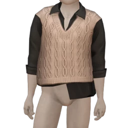 Foal Library Regular Sweater (Beige)