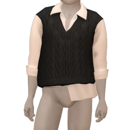 Foal Library Regular Sweater (Black)