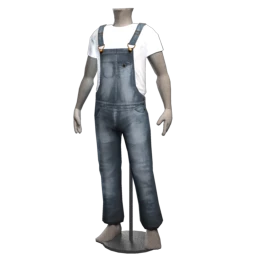 Foal Mid-Wash Dungarees