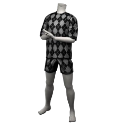 Foal Raven Argyle Outfit