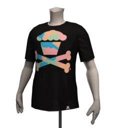 Johnny Cupcakes Painted Crossbones Tee