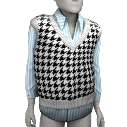 Foal Houndstooth Monochrome Sweater