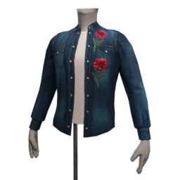 Foal Roses are Red Denim Jacket