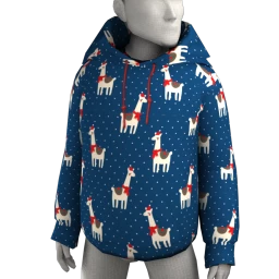 Foal Christmas Llama Hoody