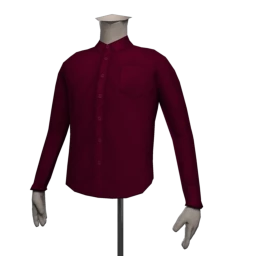 Foal Williamsburg Shirt - Burgundy