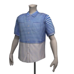 Foal Pattern Mash-Up Shirt