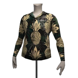 Foal Pineapples Satin Shirt