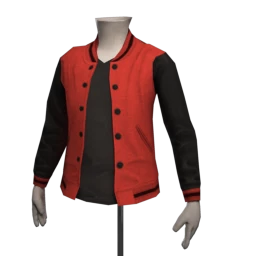 Foal Basketball Champ Jacket - Vibrant Red