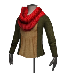 Cherry Compote Chunky Knit Snood