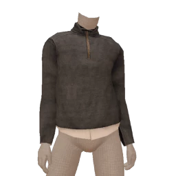 Front Row Cozy Charcoal Half-Zip Sweatshirt