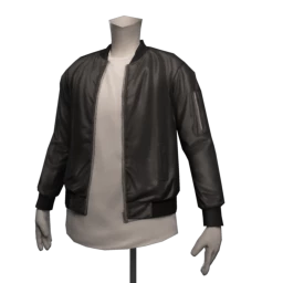 Foal Pyre Velour Bomber Jacket  - Black