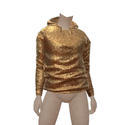 Front Row Gold Sequin Hoodie