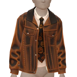 Delirious Pumpkin Poise Brown Suede Jacket