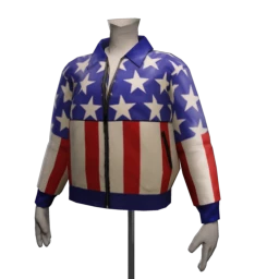 Front Row Stars and Striped Biker Jacket