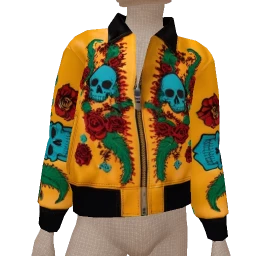 Cosmos Day of The Dead Bright Yellow Jacket