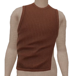 Front Row Asymmetric Ribbed Top