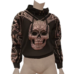 Front Row Luxury Skull Hoodie