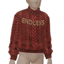 USAesthetics Endless Red Knit Sweater