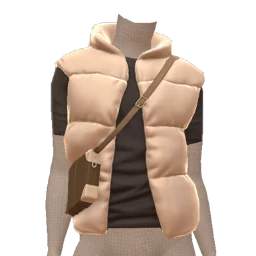 Front Row Warm Luxury Cream Body Warmer