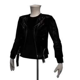 Front Row Printed Biker Jacket