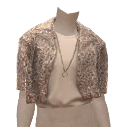 Front Row Silver Spectrum Open Shirt