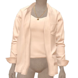 Front Row Layered Effortless Shirt Set