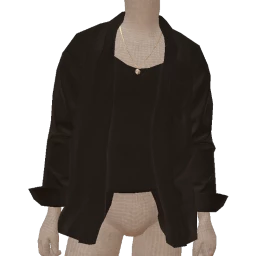 Drop Science Black Layered Shirt