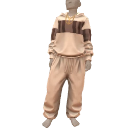 Front Row Luxe Latte Baggy Fit Outfit