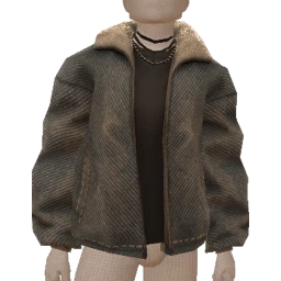 Drop Science Denim On Denim Aviator Jacket