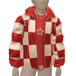 Drop Science Candy Cane Squares Jacket