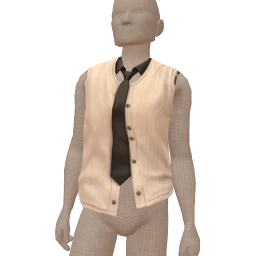 Front Row Sleek Simplicity T-Shirt And Tie