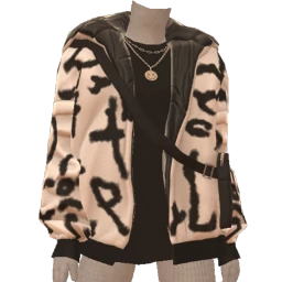 Front Row Monochrome Maze Jacket