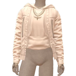 Front Row White Cloud Hoodie And Jacket