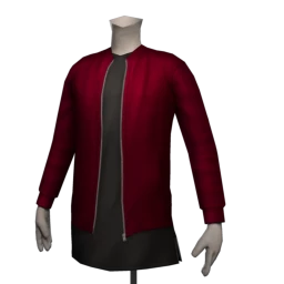Front Row Smokey Crimson Velvet Jacket