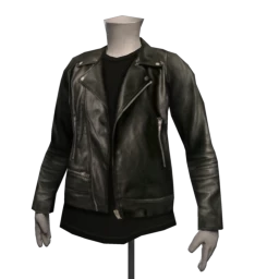 Front Row Leather Biker Jacket