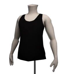 Front Row Vest Top - Black