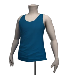 Front Row Vest Top - Marine Blue