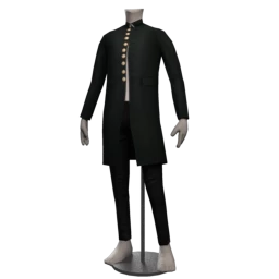 Front Row Brigade Button Overcoat