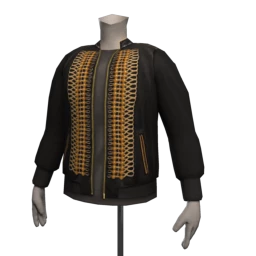 Front Row Major Velvet Bomber Jacket