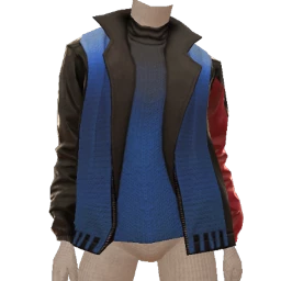 Front Row Cobalt Cloud Jacket And Scarf