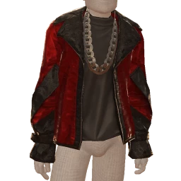 Delirious Red Fire Metallic Jacket