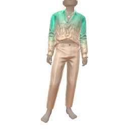 Cloud Nine White Ombre Luxe Slouch Outfit