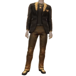 Ikon Elite Champagne Gold Luxe Crystal Suit