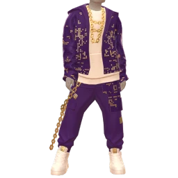 Ikon Elite Violet Pixel Street King Outfit